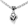 Plein Heart Pendant – Sterling Silber 925/ Kette NICHT inklusive