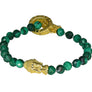 Armband / Golden Buddha Malachit