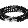 Armband / Kette - Kabbala, Buddha glanz