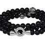 Armband / Kette - Kabbala, Skull matt