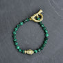 Armband / Golden Buddha Malachit