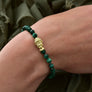 Armband / Golden Buddha Malachit