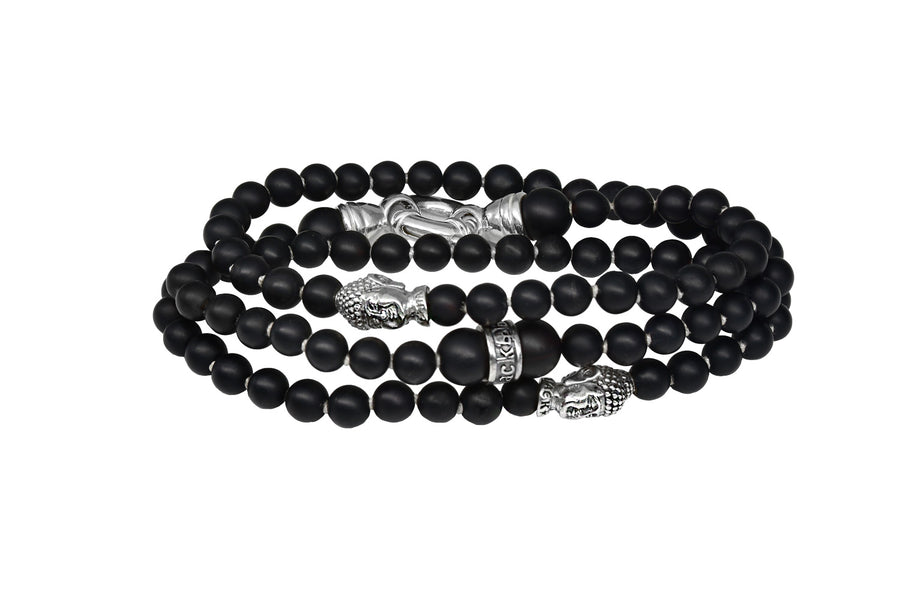 Armband / Kette - Kabbala, Buddha matt